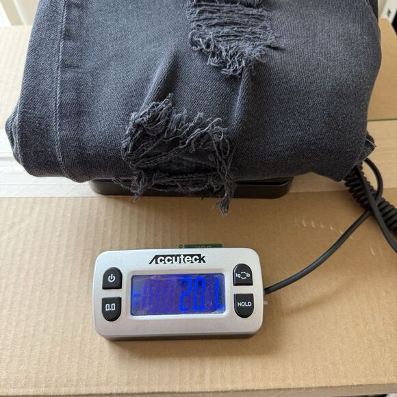 Aeropostale Size 10 High Rise Distressed Stretch Straight Mom Jeans Boho Grunge - Picture 14 of 14